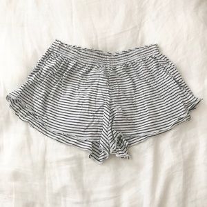 Brandy Melville John Galt Navy Striped Short